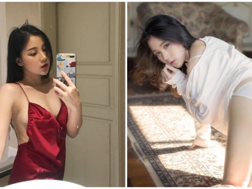 「美乳女友」的清晨誘惑！若隱若現的美乳還有性感美臀曲線，讓你整天都情緒高漲！