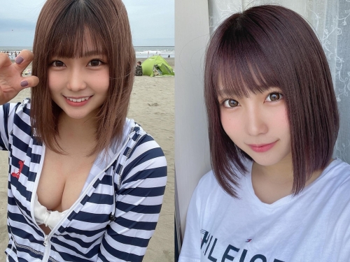 隱乳小清新「岩橋さき」比基尼辣炸飽滿事業線　純真燦笑「微露小虎牙」可愛到犯規