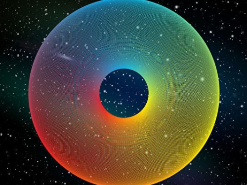 研究稱宇宙可能是甜甜圈形狀