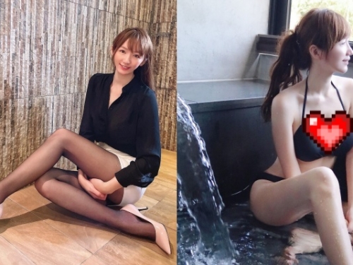 173 cm 美模「珊莎」泡湯去！泳衣放風「超兇長輩」揭腳部冰冷原因