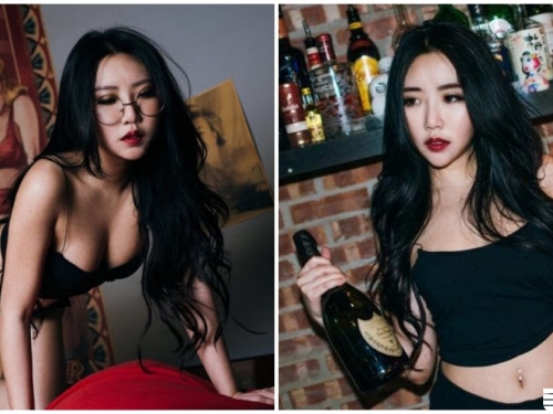 台中最辣餐酒館老闆娘！養眼美乳加美尻，客人都看暈了！