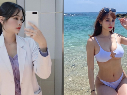 職能治療師「Jocelyn Gao」小琉球大爆乳　火辣身材成為沙灘霸主
