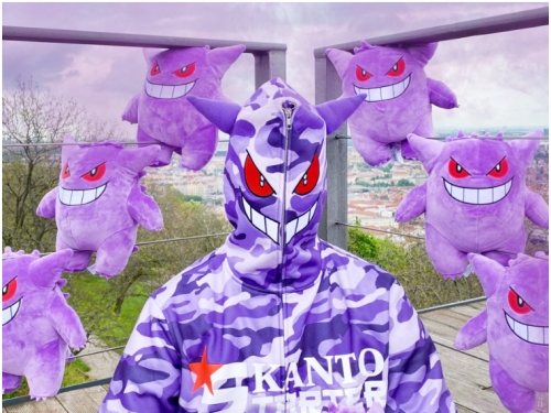 Bape 推出寶可夢聯名？設計品牌「Kanto Starter」再翻玩 Pokemon 推出耿鬼連帽外套！