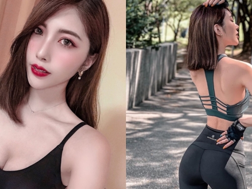 健身健出「渾圓水蜜桃」！性感正妹Vica熱愛運動，S曲線咖稱頂叩叩！