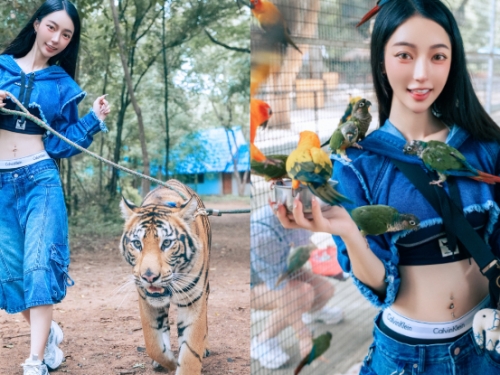 霸氣正妹「飄哥」泰國猛露水蛇腰，「群獸服侍」氣勢爆炸！