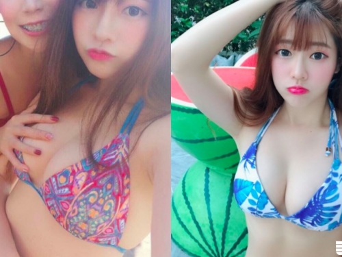 連朋友都想抓！氣質正妹「兩團包子」太粉嫩，慘遭「抓奶蹂躪」好無辜！