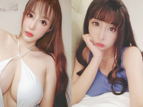 美豔正妹「蜜佧熙」烈焰紅唇太誘人，誘惑的G奶超級兇爆！