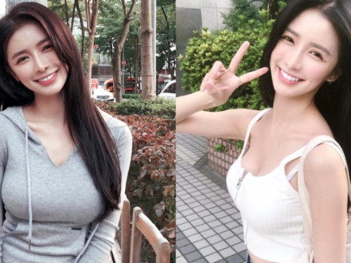 女神下凡！極品天菜「蔡卓宜Joey」笑容燦爛超甜美，鮮嫩雙峰掛在胸前太可口！