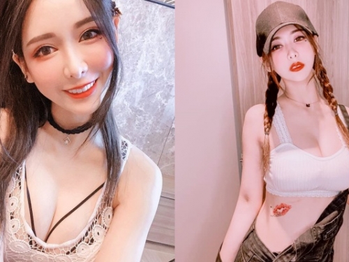 這就是「吊帶褲」的最佳穿法！傲嬌甜心「愛佳奈」解放「事業線＋小蠻腰」辣翻