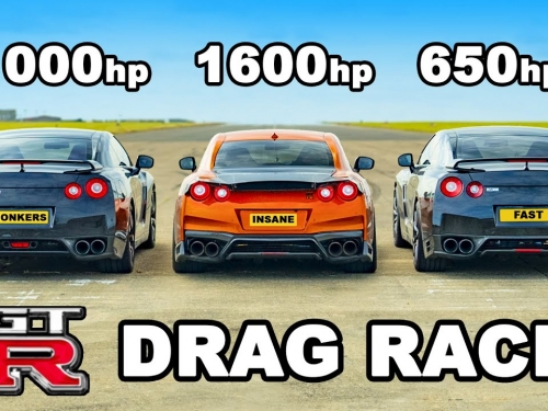 [影] 爆改款 GT-R 直線加速大亂鬥：650匹、1,000匹還有狂到你會怕的1,600匹！
