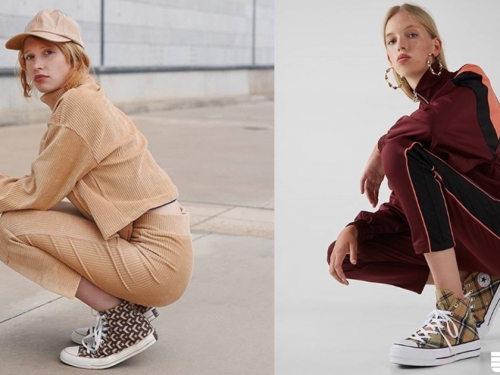 Converse x Bershka聯名限定厚底帆布鞋！每款俏皮花紋都想來一雙