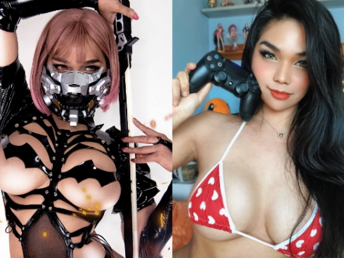 妝前妝後差很大！素人正妹大玩角色扮演　爆乳藏不住…好身材讓人驚豔