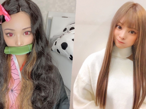混血正妹Cos《鬼滅》彌豆子，19歲青春童顏「曲線好誘人」！