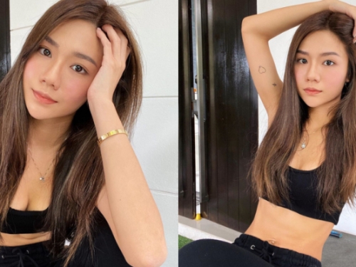 小溝溝也可以！個性正妹「Cher」超強素顏太精美，緊緻美體曬性感腹肌更是辣眼！