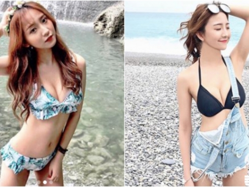 高中校花「渾圓美乳」太犯規！「超完美發育」穿上比基尼好極品！同學要受不了啦！