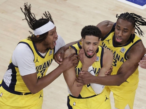 NBA季後賽》投進超扯壓哨球致敬米勒 哈里伯頓：還以為是絕殺...