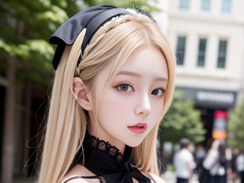 AI生成美女~メイド(女僕)-1