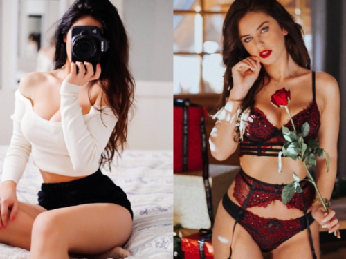 時尚奶妹「高聳雙峰」夾出深溝　中路大開驚見「摩西分海」女體奇景