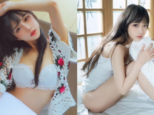 空靈萌妹！「小鹿鹿Shika」超高顏值眼神太撩人，雪乳嫩腿激發眾人藏一輩子的佔有慾！