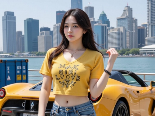 Xiangchi Girl, off the coast of the city