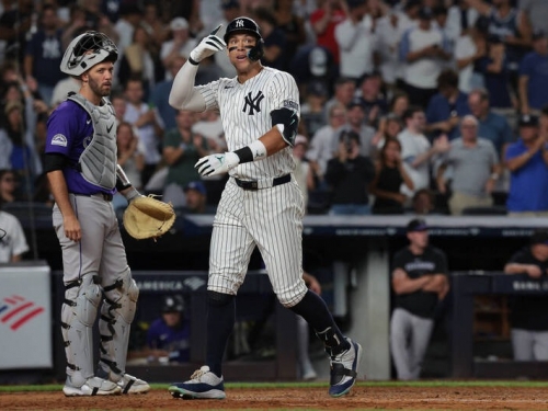 MLB》「法官」本季第49轟出爐、近4戰狂敲5轟 洋基收3連勝
