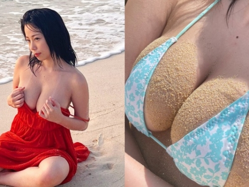 巨乳美少女曬「近距離特寫」好害羞...網驚：還以為是花生麻糬！