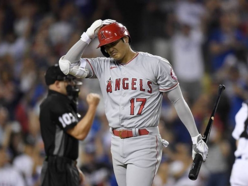 MLB》大谷翔平關鍵代打 慘遭163.3公里伸卡球教訓吞K（影音）