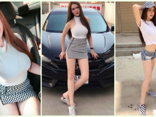 超胸！F奶「極品美乳正妹」美艷外型太迷人！誘惑的「美腿身材」讓人陶醉…