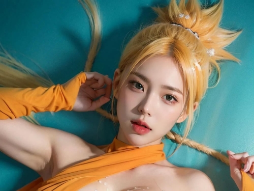 ★PATREON★ AI_KAORI - Blonde Woman, Bare Shoulders, Captivating Gaze - Part 3