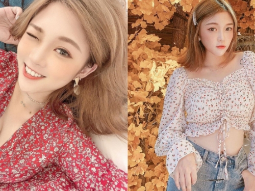 甜美級正妹「咪啦Mila」低胸領口滿出「航空母乳」，逆天美體讓男粉越看越嗨！