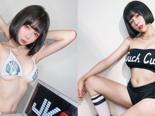 風格百變看不膩！短髮萌妹「糖糖」可甜也可壞！「D 乳外露」性感爆棚
