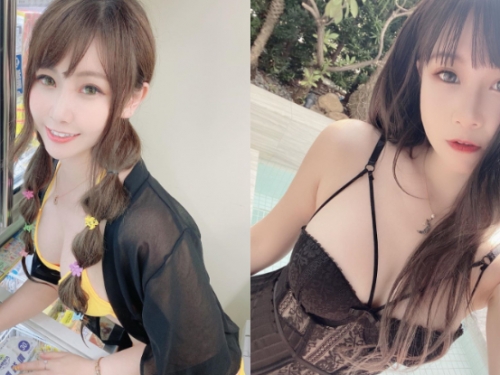 夏日放福利！「小林兒」冰箱倒出鮮嫩事業線，粉絲不開口就能用雙眼吃冰淇淋！