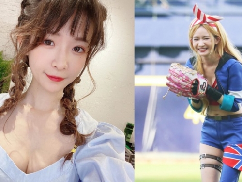 受邀為中信開球！實況女神「蛋捲」現場重現「讓館長笑翻」的魔性歌聲