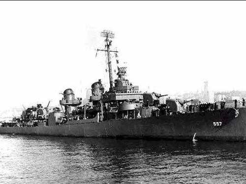 薩馬島海戰勇鬥日軍大艦隊 美驅逐艦「約翰斯頓號」疑現蹤
