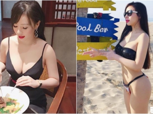 每次吃飯都自帶奶球！「白嫩巨胸妹」穿衣沒在客氣！「前凸後翹」火辣身材太兇啦！