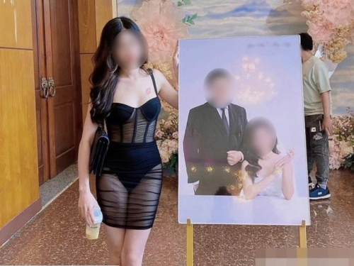 正妹穿透視裝參加婚禮 火辣身材全看光 同框新娘被罵爆