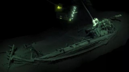 黑海海底發現的世界上最古老的沈船，距今已2400年