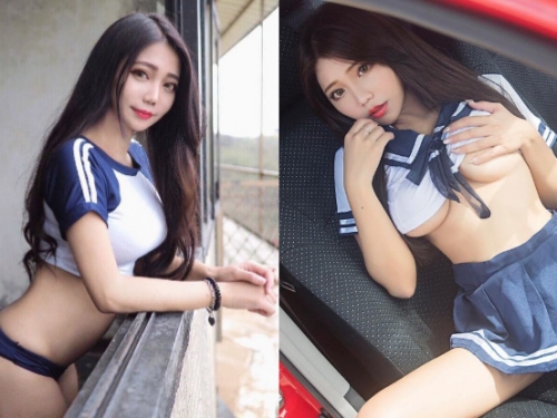 失控少女「潔晞」色氣癱軟副駕座，「鮮嫩南半球」引來學長想壞壞！