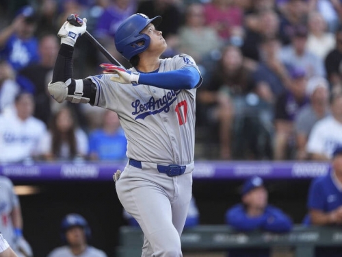 MLB》超狂186.5KM平射砲！ 大谷翔平暴力44轟重返全壘打王
