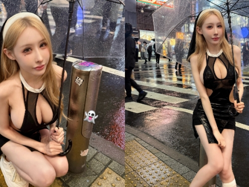 日系小隻女《Yui潔兒》澀谷街頭原本想色色卻只能「瑟瑟」