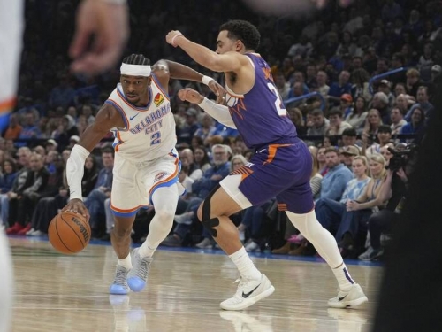 NBA》 SGA轟50分率雷霆痛宰太陽收3連勝