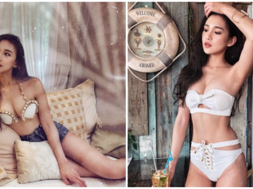 微憂鬱「美乳正妹」由內到外的性感氣質！時尚感穿搭完美凸顯火辣身材！