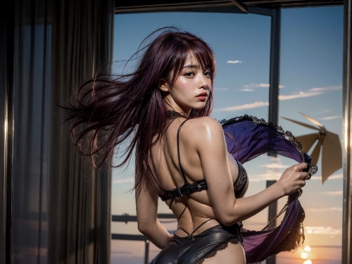 woman looking back1