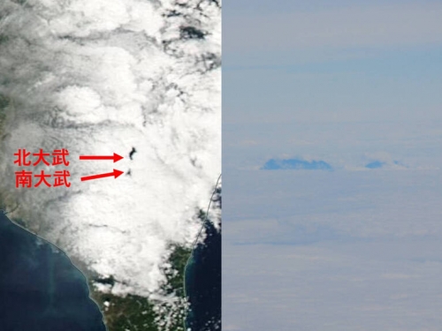 浮在雲海上！南北大武山穿越雲層 從太空看到奇景