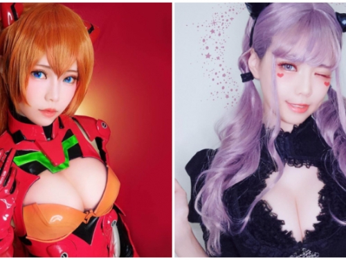 沒有明日花還有明日香　激萌「爆乳Coser」小露酥胸，又甜又辣讓人受不了