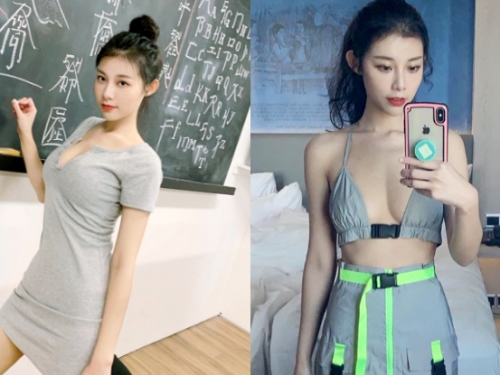 迷魂香！大眼正妹「張香香」性感低胸大袒ㄦ字奶，魅力甜笑讓人立馬聞香而來！