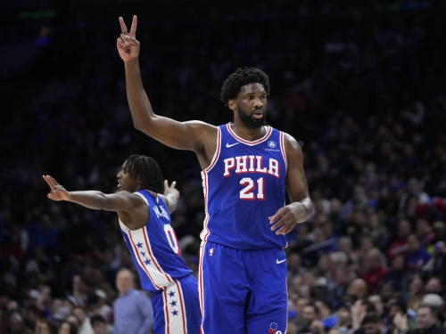 恩比德3節完成大三元 今日NBA戰績