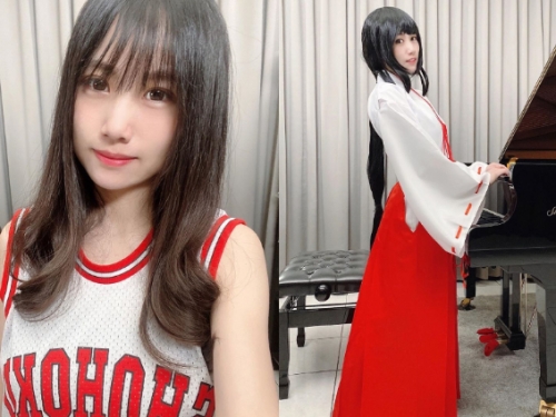 清新正妹鋼琴家「Ru味春捲」邊Cosplay邊彈琴　紅到海外頻道破版萬訂閱