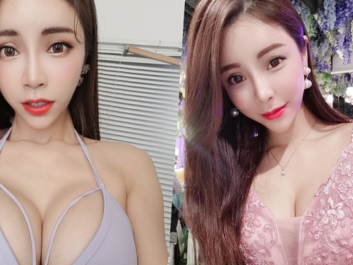 高人氣女神「Angel Liya」美乳兇到極點，「穿紫色比基尼」夢幻又火辣！