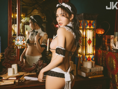 G奶實況主「子瑜小惡魔」的極致誘惑！「性感女僕」翹臀蜜大腿讓人招架不住！